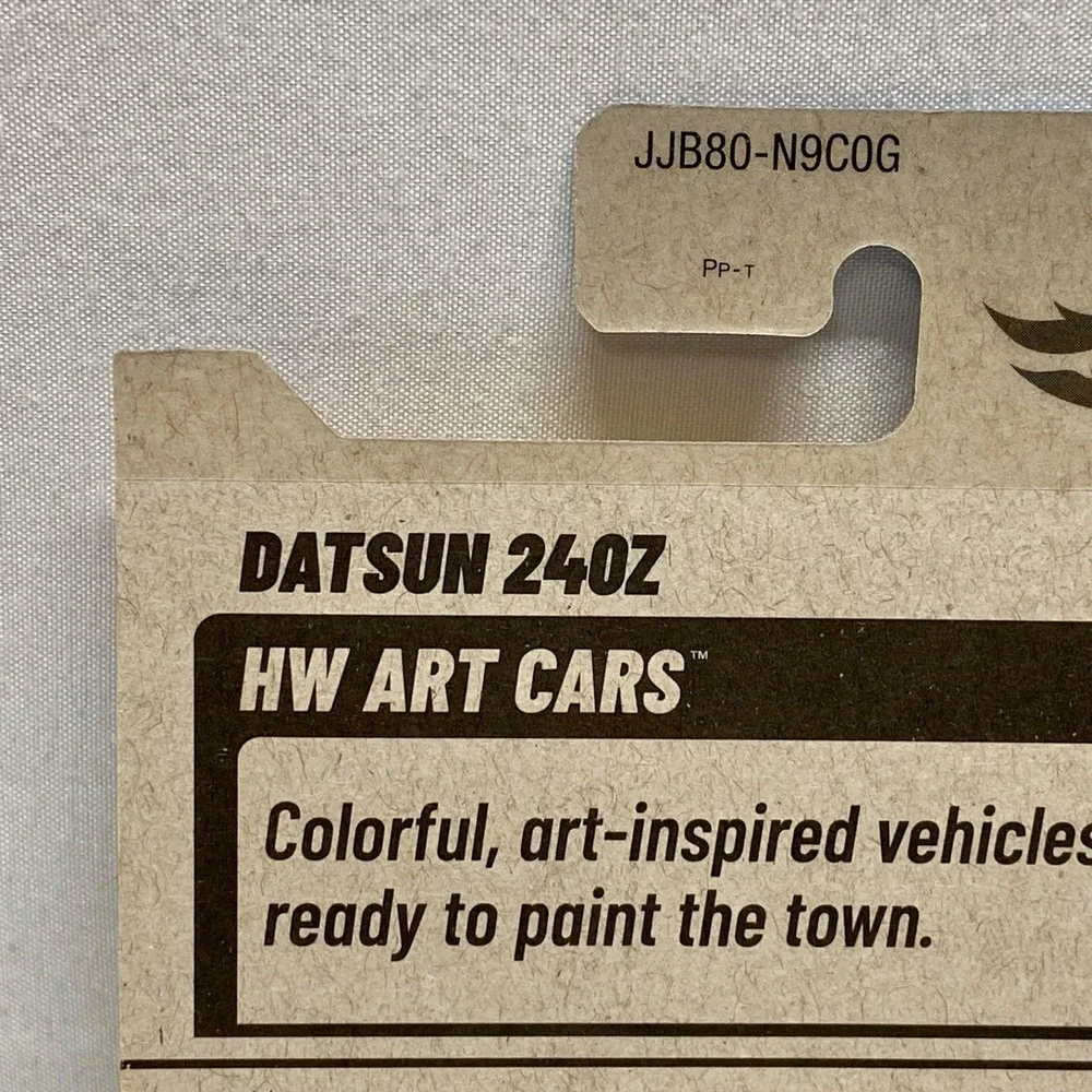 Hot Wheels Datsun 240Z Light Blue Cherry Blossom 62/250 HW Art Cars 4/10 JJB80